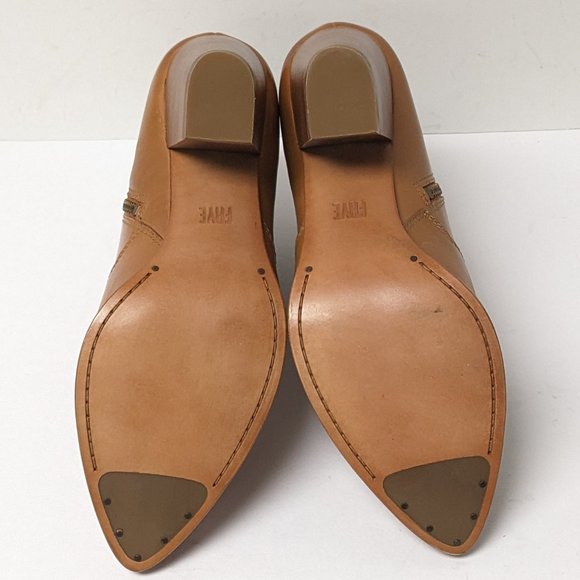 Frye Jennifer Ankle Booties, Brown Leather, Women's 9.5 M - Picture 6 of 7